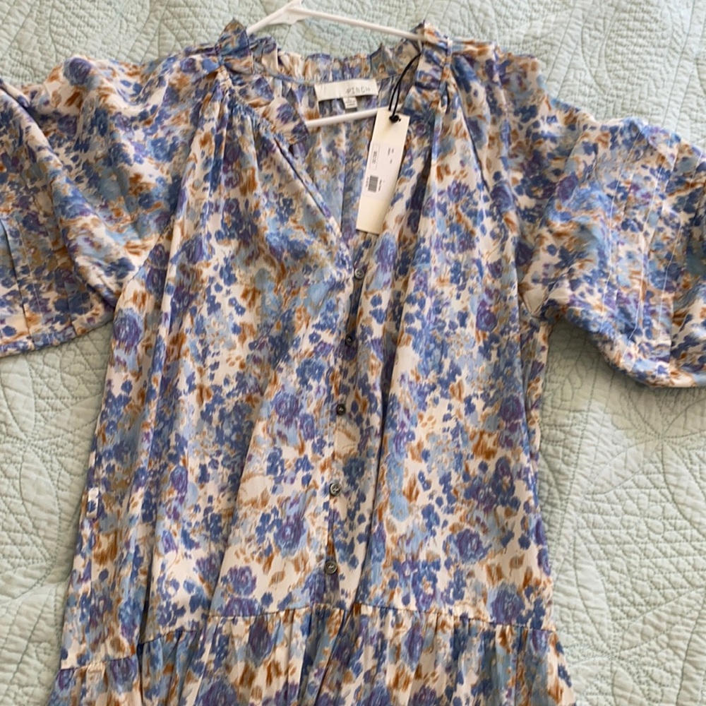 Silk Maxi Dress with Tie Waist
